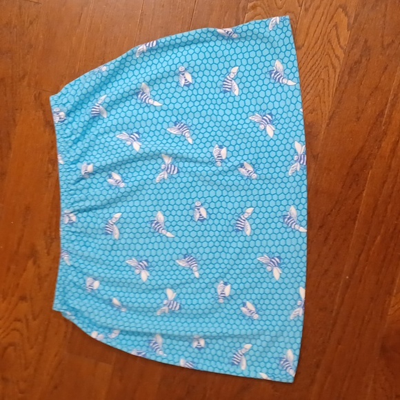 Lilly Pulitzer swim y2k cover up elastic mini skirt bumble bee - Picture 1 of 7